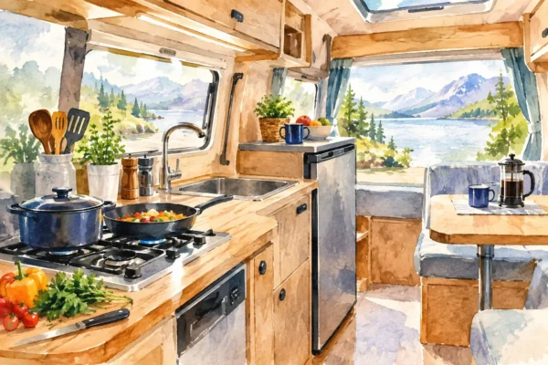 What Motorhome Kitchen Equipment Is Included?